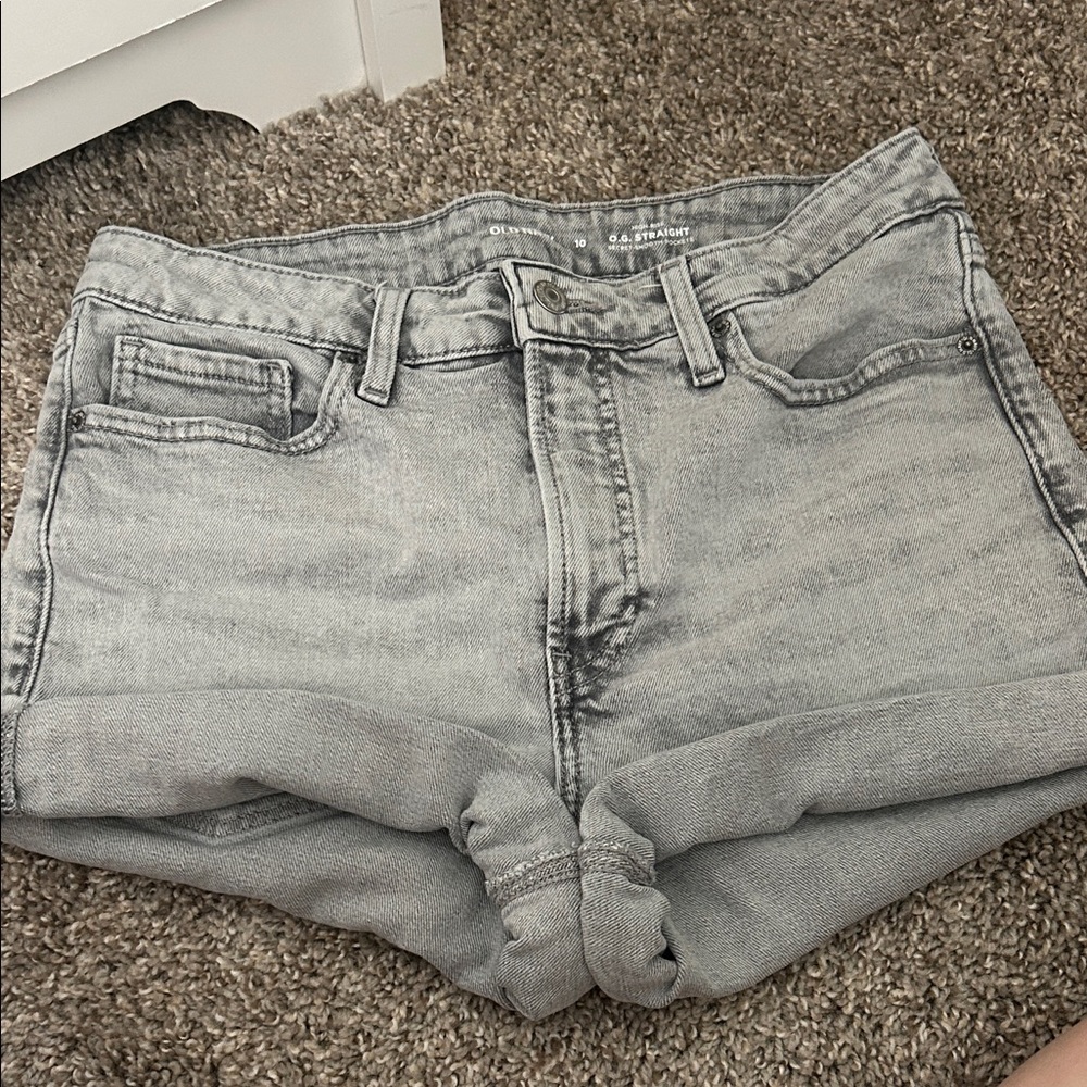 Old Navy Gray Jean Shorts